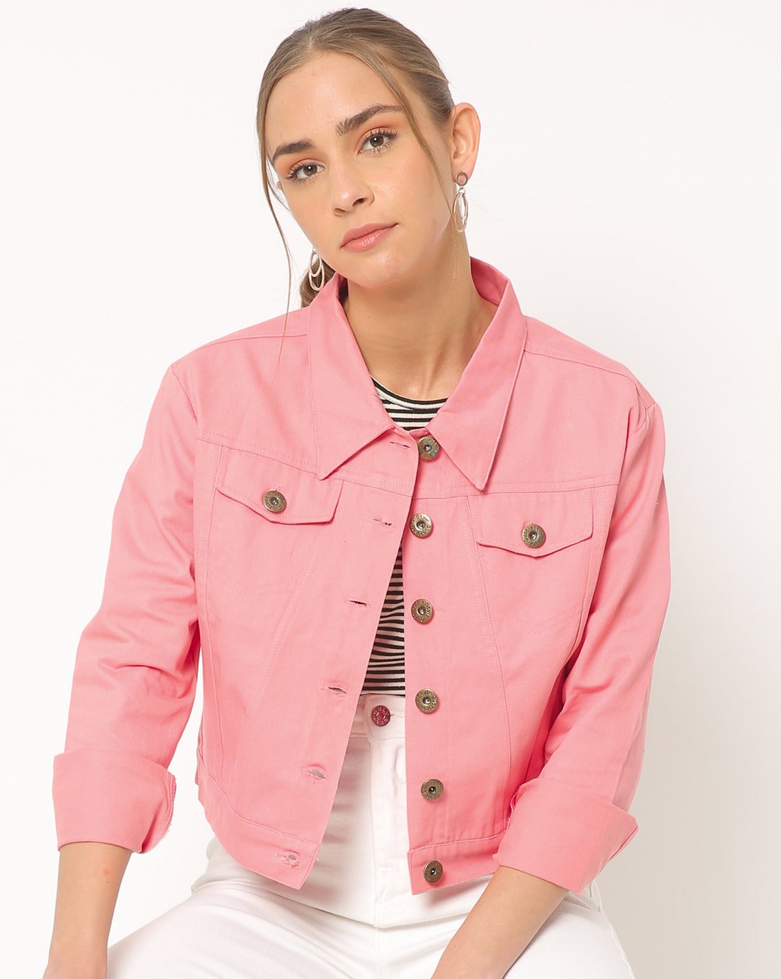 light pink jacket womens