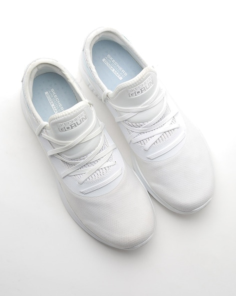 Platform Lace-up Sports Shoes White Escape - 