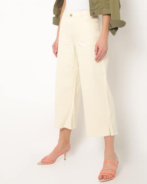 Buy Cream Jeans u0026 Jeggings for Women by ONLY Online | Ajio.com