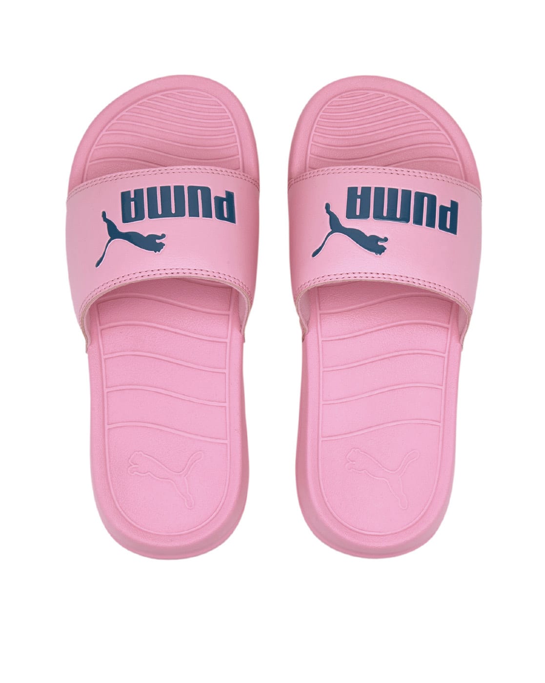 puma flip flops pink
