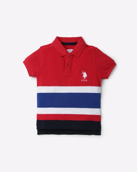 us polo red t shirt