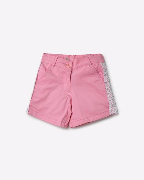 Shorts with Side Lace Trims