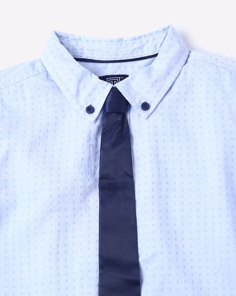 Buy Blue Shirts for Boys by KB TEAM SPIRIT Online | Ajio.com