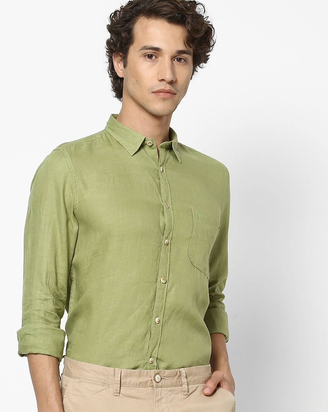 linen shirt with jeans