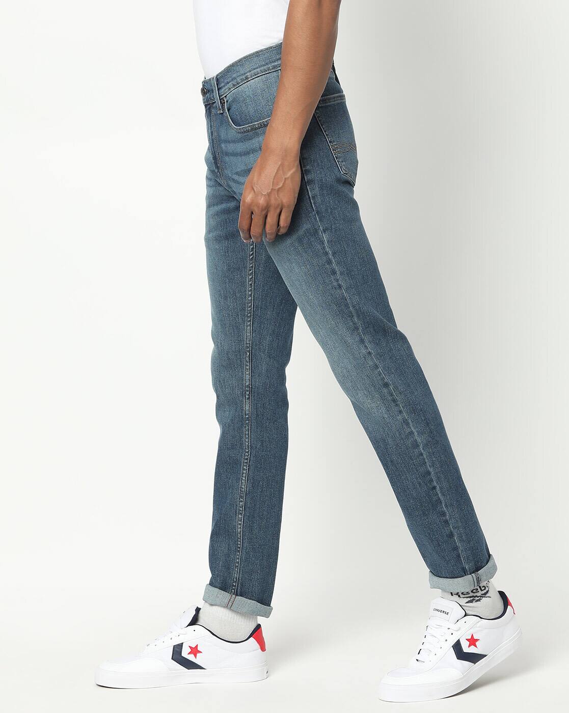 288 Creed Skinny Jeans with Whiskers