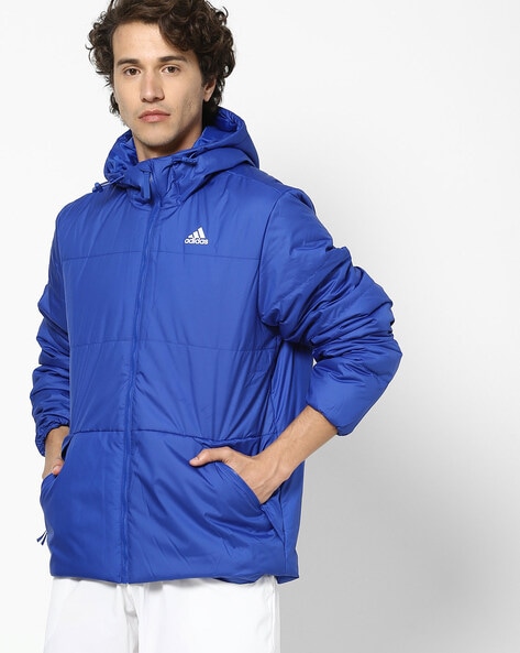 adidas blue puffer jacket