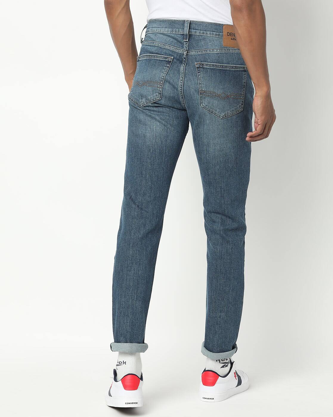 288 Creed Skinny Jeans with Whiskers