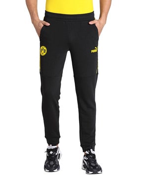 Black Puma Borussia Dortmund Training Track Pants JD Sports