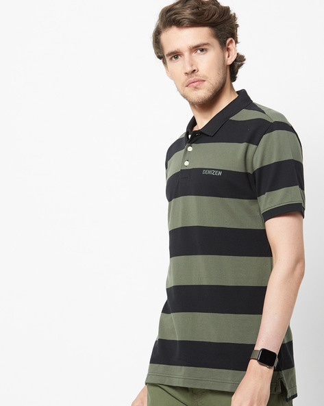 Buy Green & Black Tshirts for Men by DENIZEN FROM LEVIS Online 