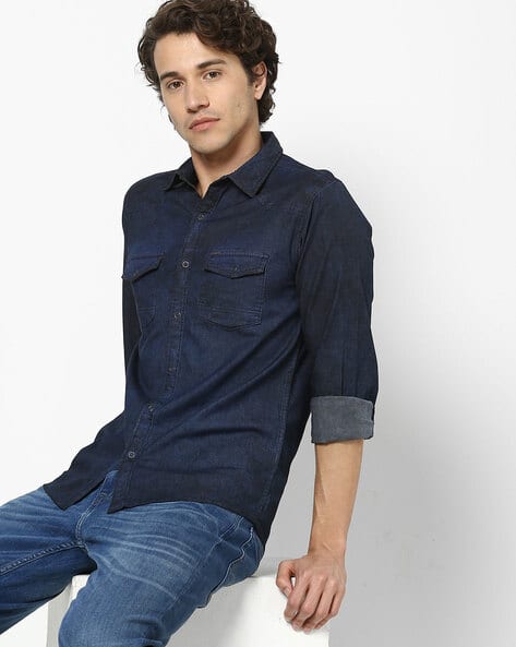 Buy Blue Shirts for Men by Pepe Jeans 