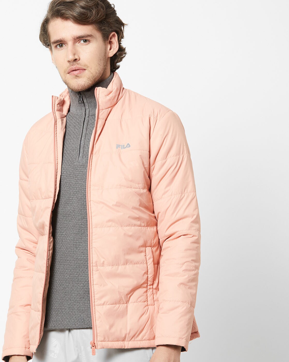 pink fila jacket