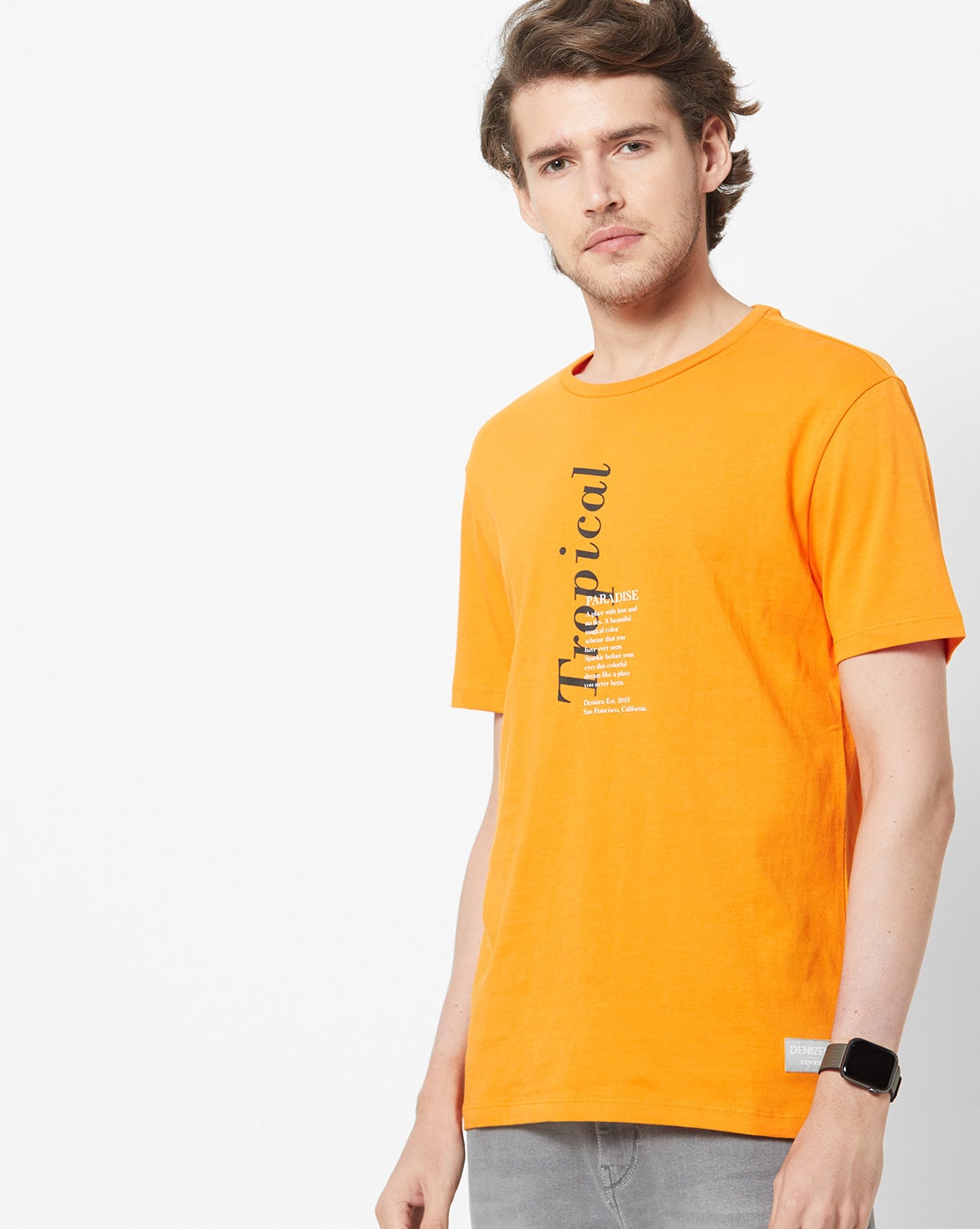 orange levis t shirt