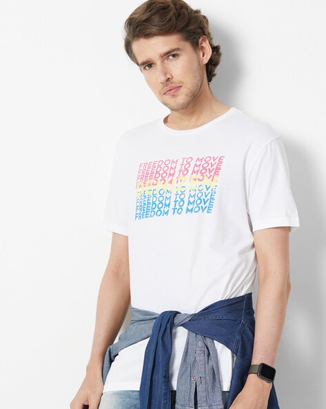 Buy White Tshirts for Men by DENIZEN FROM LEVIS Online Ajio