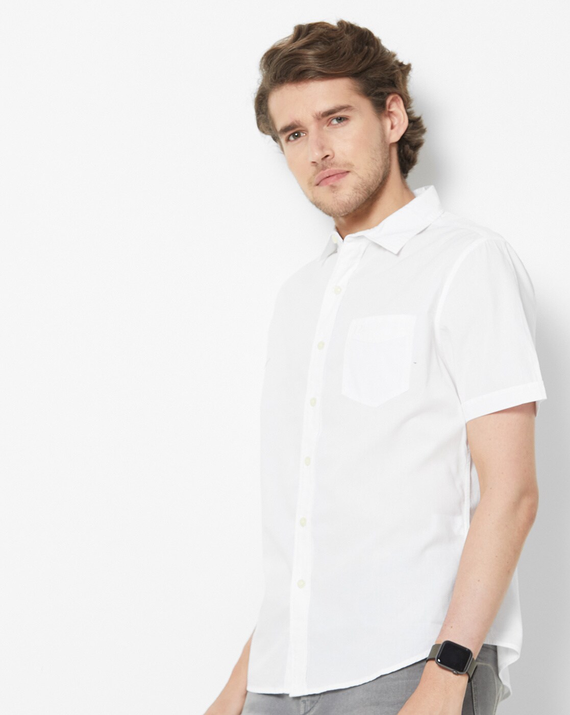 denizen white shirt