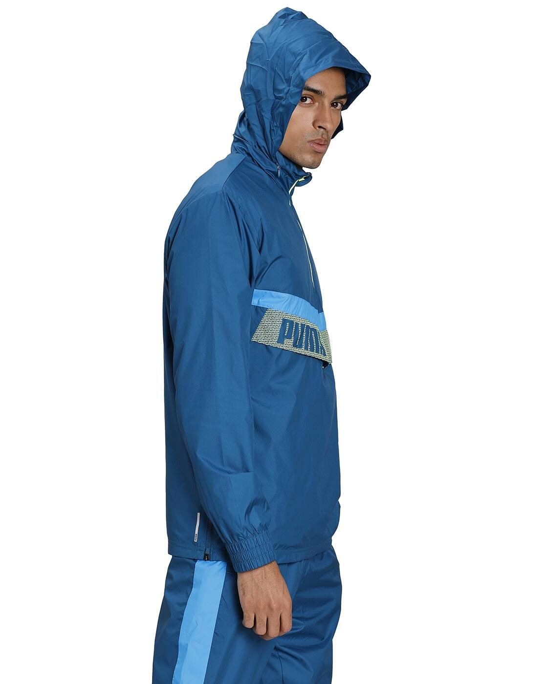 puma half zip windbreaker