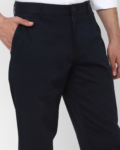 Emporio Armani Trousers In Stretch Cotton | Armani, Mens pants, Emporio  armani