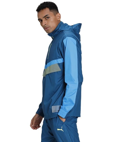 puma half zip windbreaker