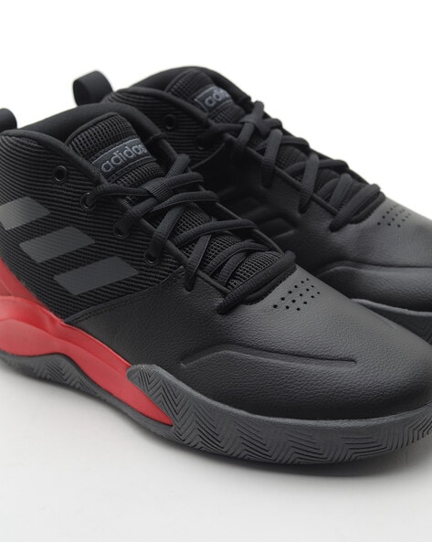 black basketball shoes adidas