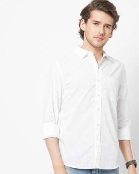 denizen white shirt