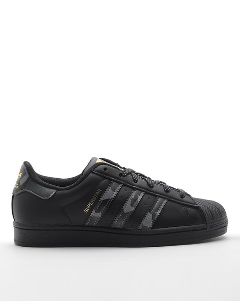 Adidas superstar outlet black mens