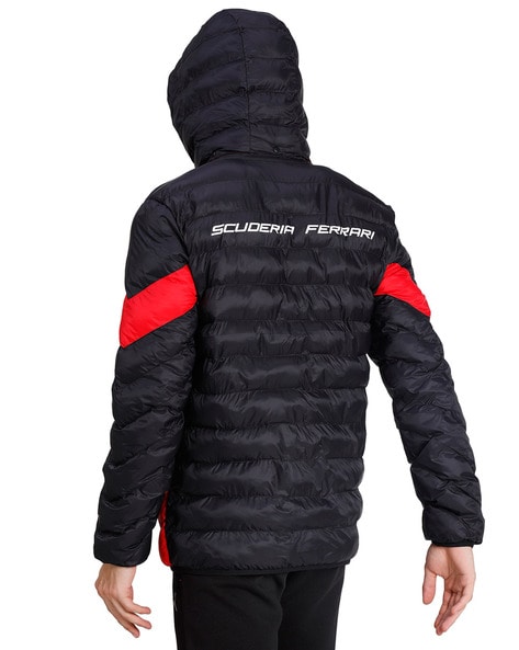 ferrari red puffer jacket