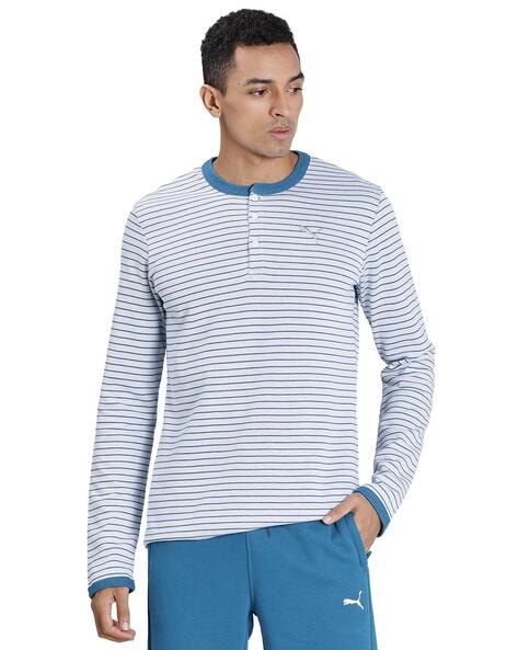 Puma hot sale striped sweatshirt