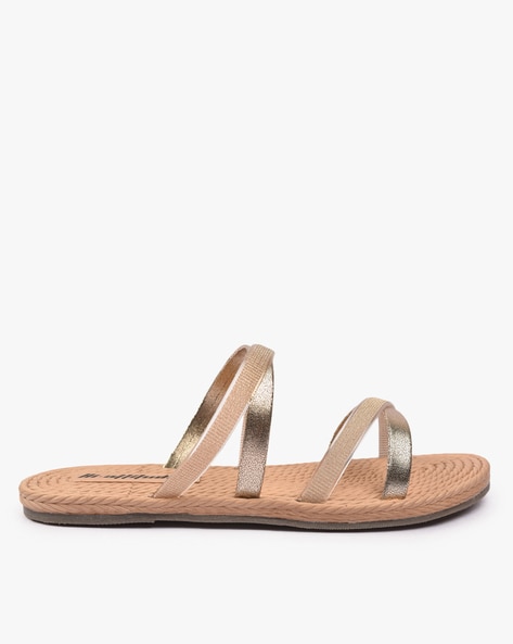 Bronze Crystal Leather T-Bar Sandals – Black.co.uk