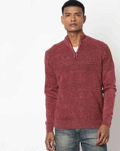 Buy Maroon Sweaters \u0026 Cardigans for Men 