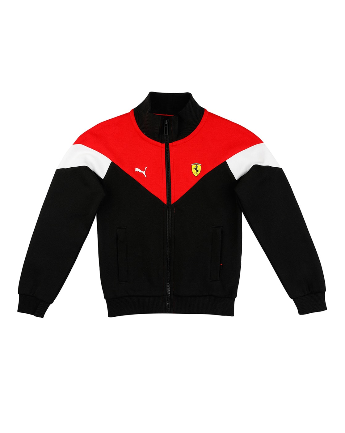 Men's Puma x Scuderia Ferrari Black & Red Jacket.... - Depop