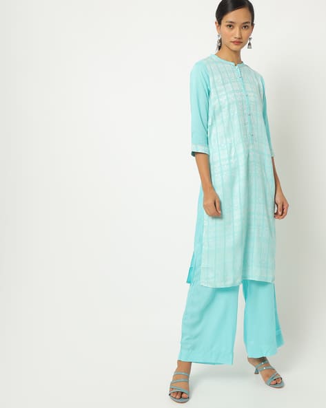 AURELIA Printed Straight Kurta Set