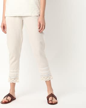 Ankle-Length Pants with Insert Pockets