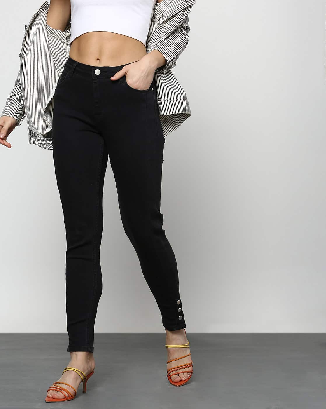 Buy Black Jeans \u0026 Jeggings for Women by 