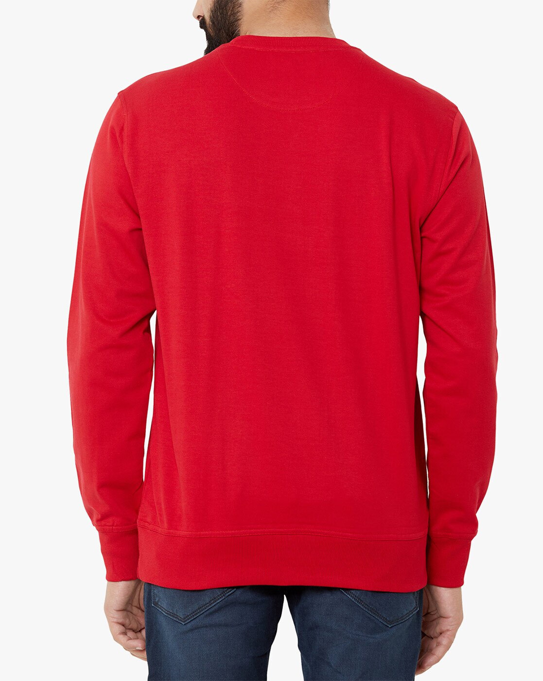 Plain red sweatshirt discount mens