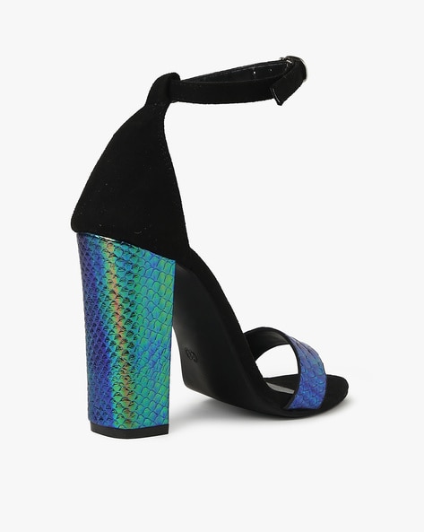 Colorful best sale heels sandals