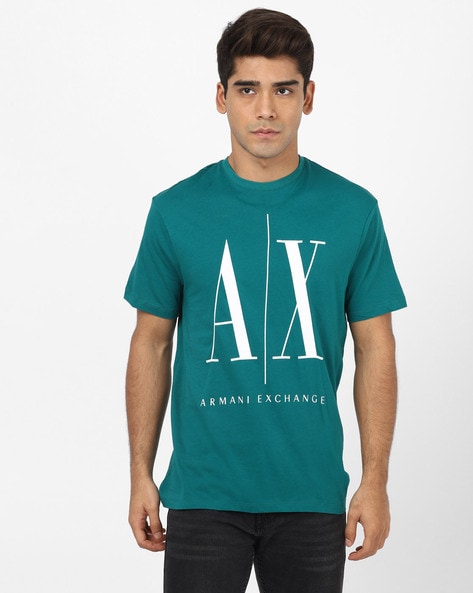 armani exchange green t shirt