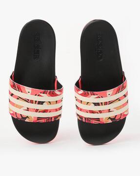 Adilette Comfort Tropical Print Sliders