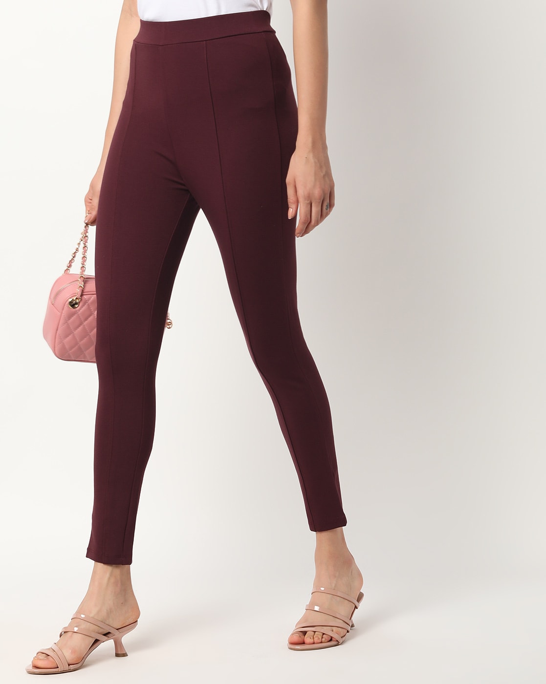 Embellished Ankle-Length Treggings