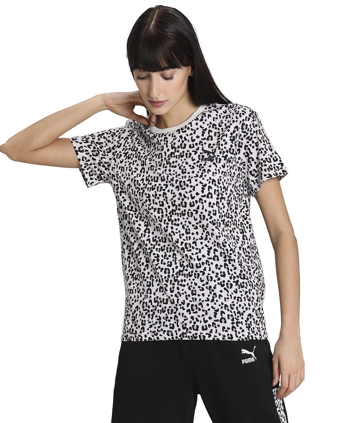 puma zebra print shirt