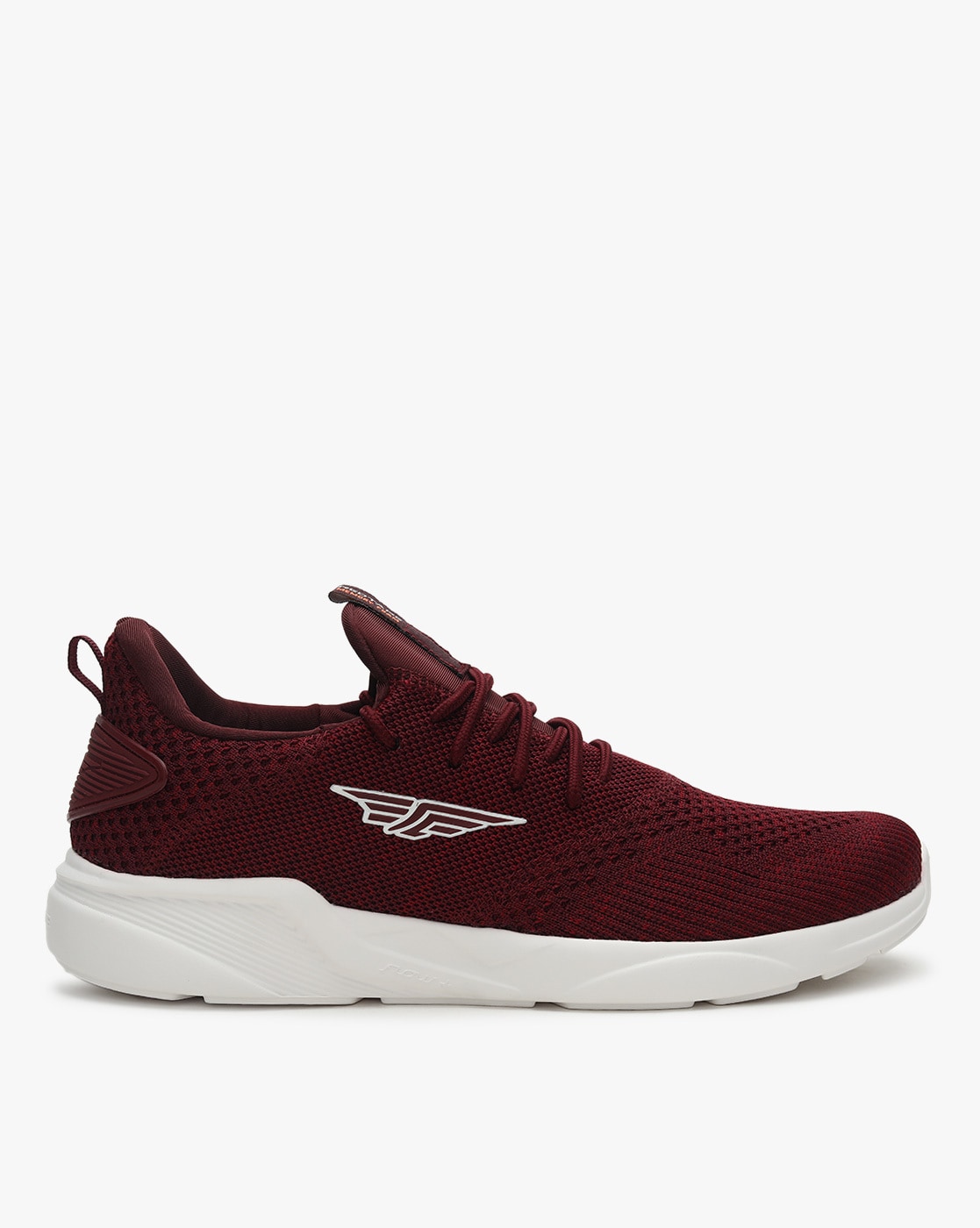 red tape knitted slip on sneakers