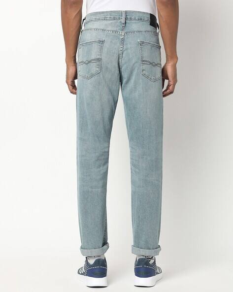 216 Skinny Stark Light-Wash Jeans view 2