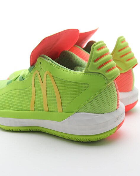 Adidas basketball shop shoes lime green