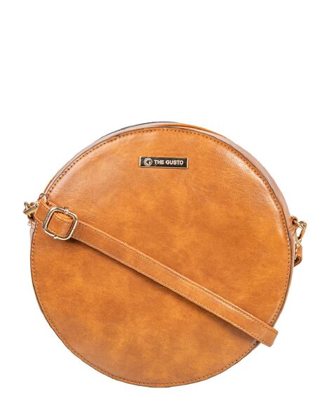 Tan Genuine Leather Purse | Handmade Artisan Bag | 10x10 | SERRV