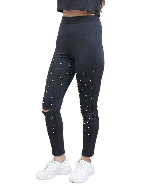 High-Rise Tights with Cargo Pockets