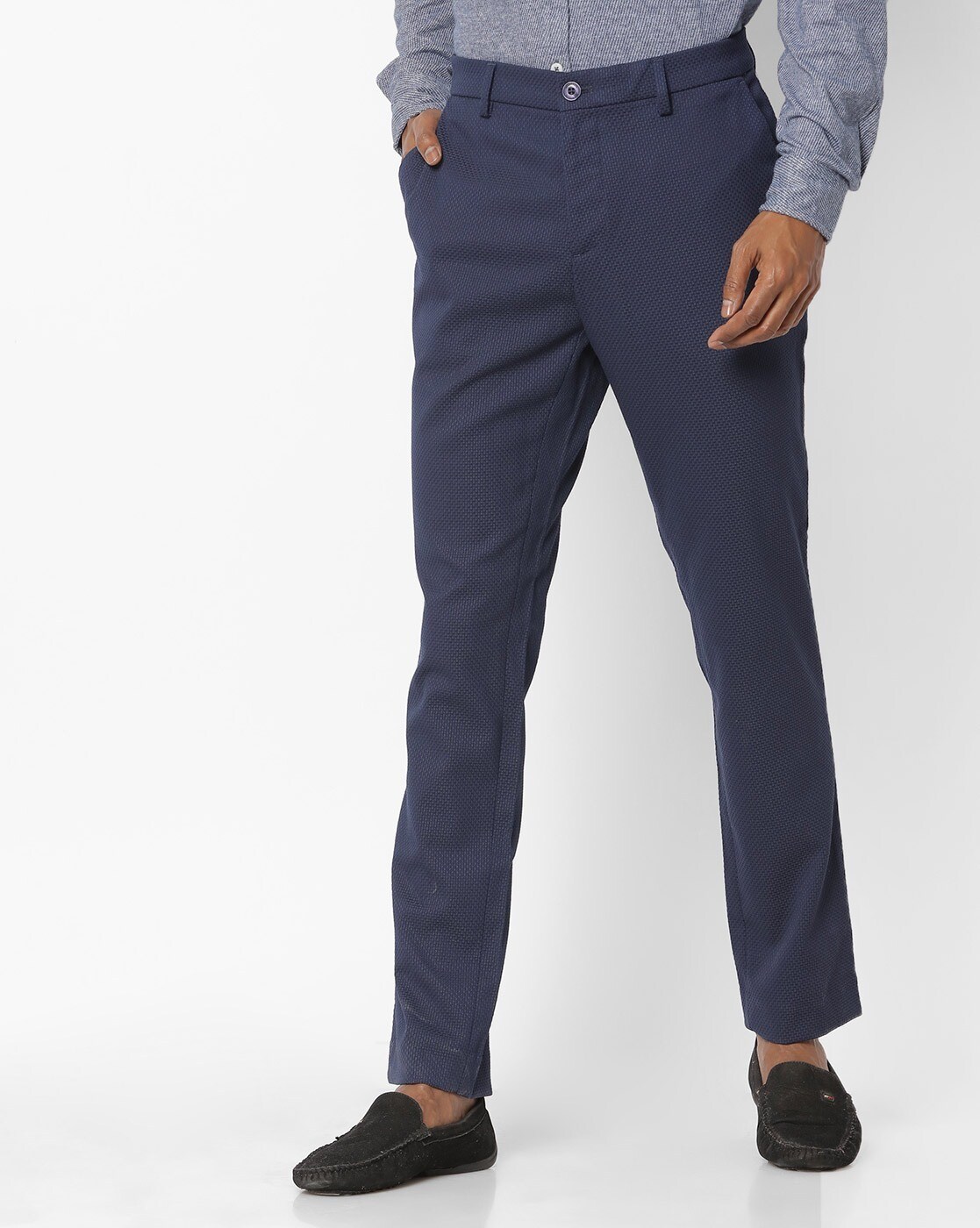 Buy Blue Trousers & Pants for Men by UNITED COLORS OF BENETTON Online