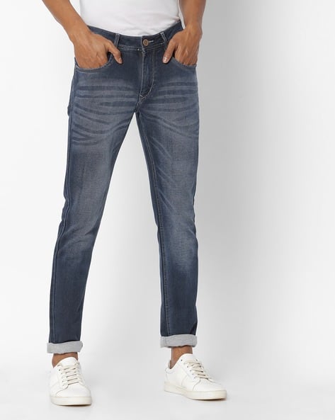 Buy Blue Jeans for Men by FIRST CLASS 