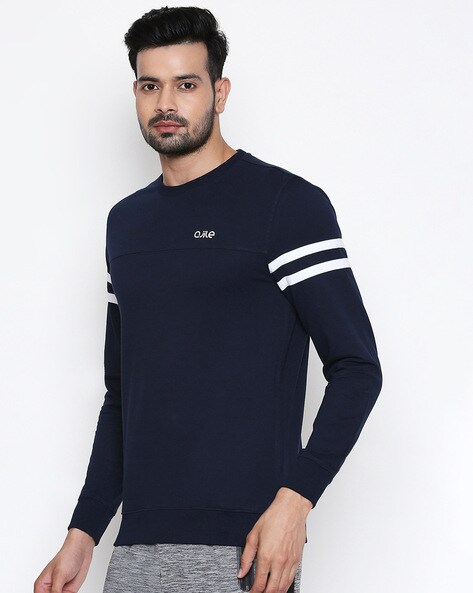 Buy Navy Sweatshirt Hoodies for Men by Ajile by Pantaloons