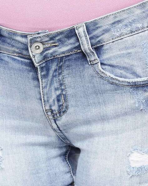 Buy BLUE Shorts for Women by Deal Jeans Online