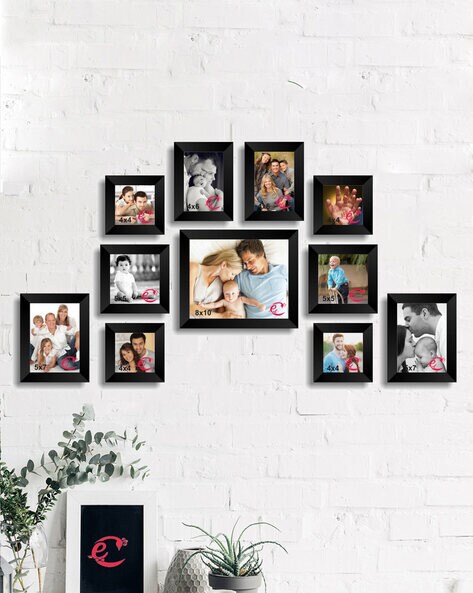 Memory Wall Collage Photo Frame Set of 11 individual Photo Frames