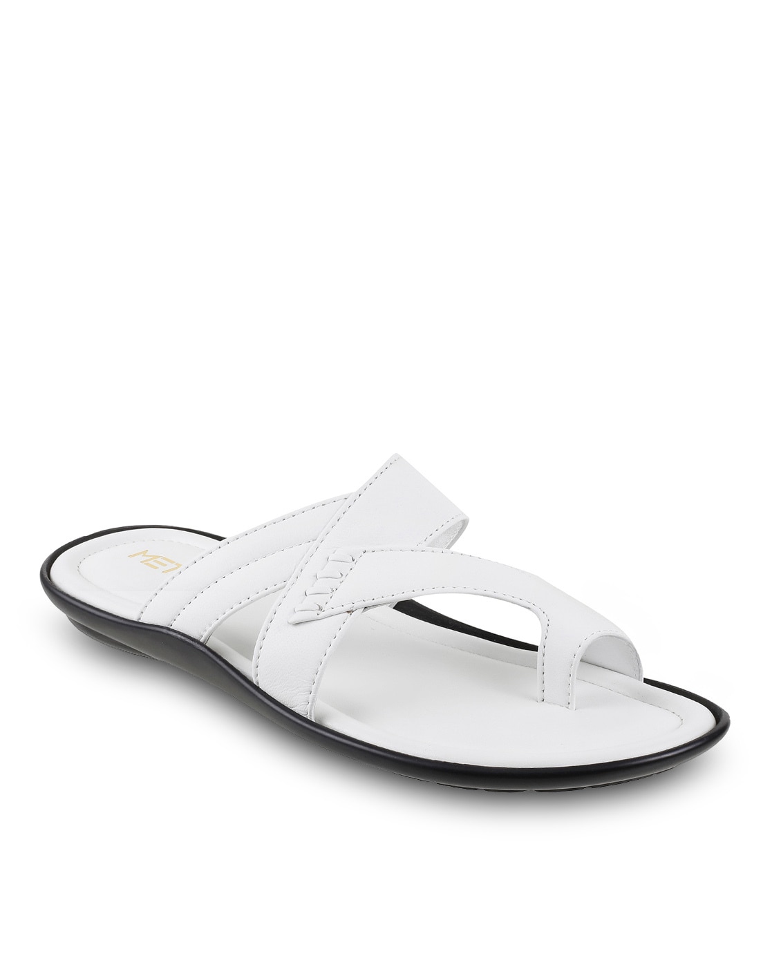 Metro white 2024 sandals