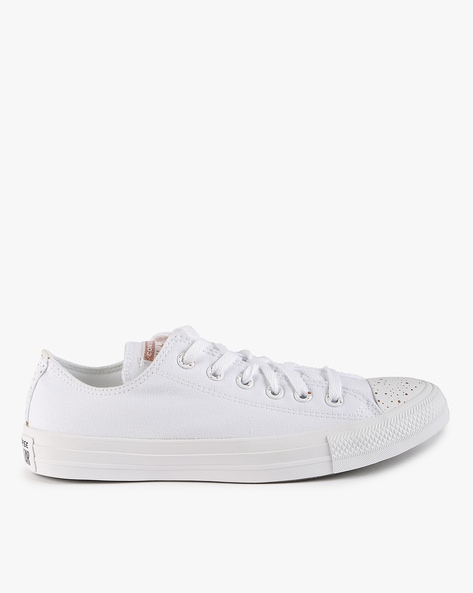 white canvas converse